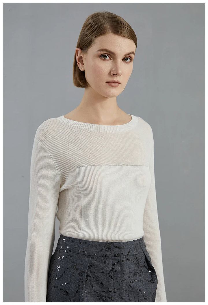 Modish Bright Wool Pullover Sweater