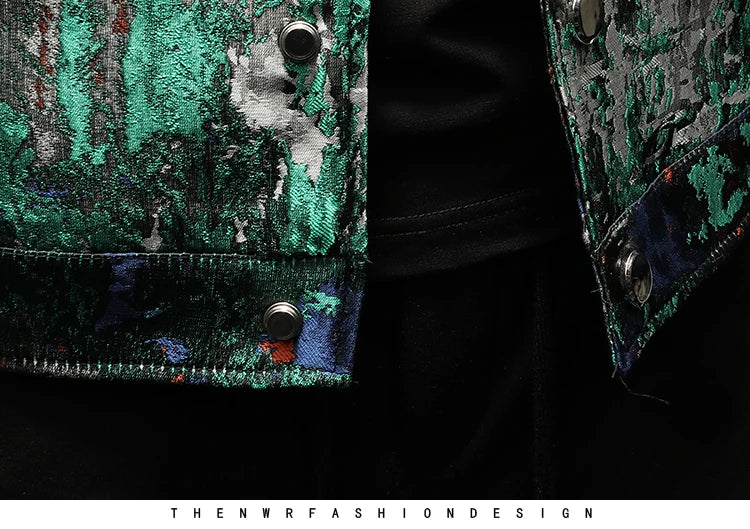 Regal Jacquard Bomber Jacket