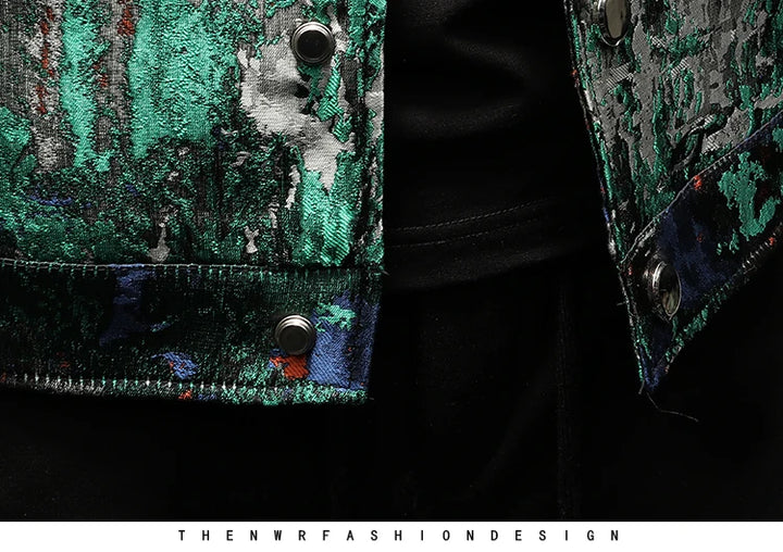 Regal Jacquard Bomber Jacket