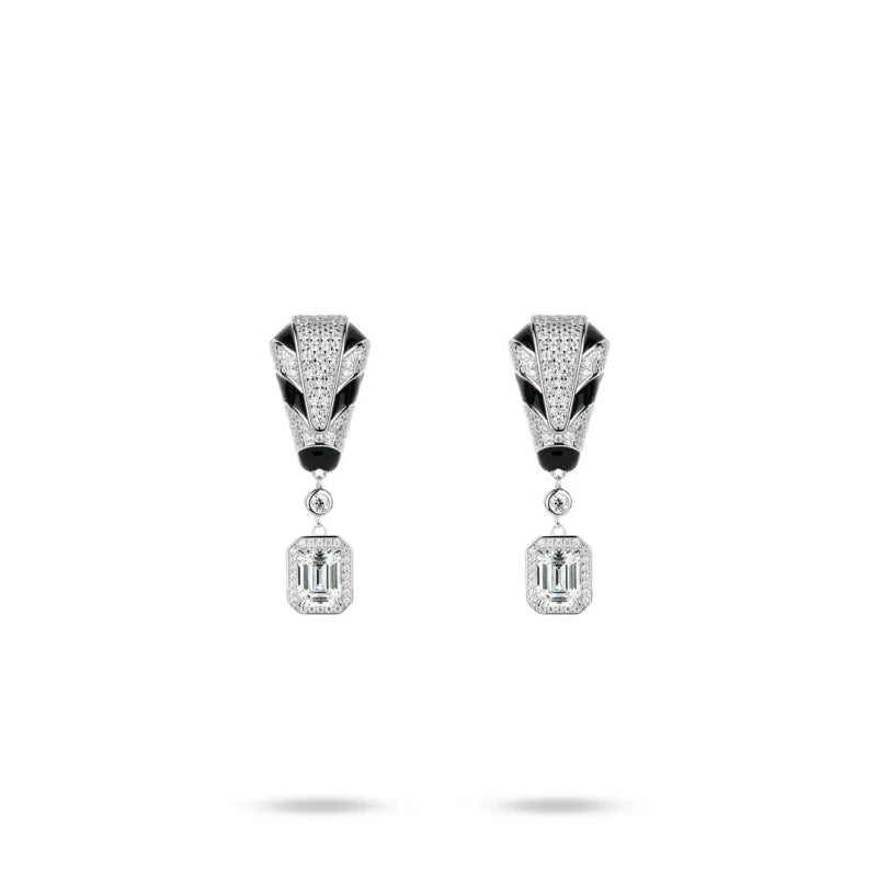 Luxury Synthetic Zircon Fashion Earrings