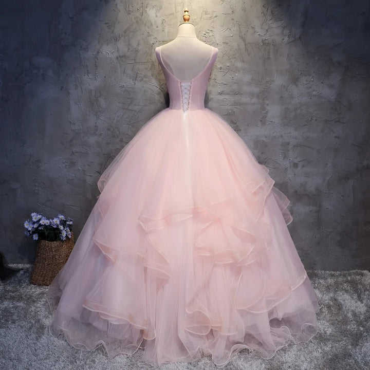 Wonderful Ruffle Appliques Prom Party Dress