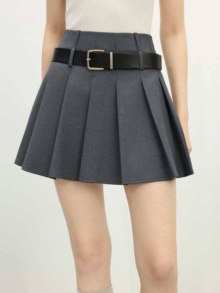 Elegant High Waisted Short Skirt