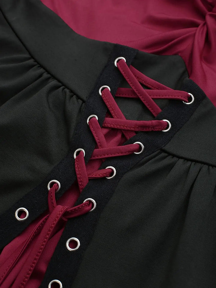 Discerning Cold Shoulder Plus Size Costume Dress