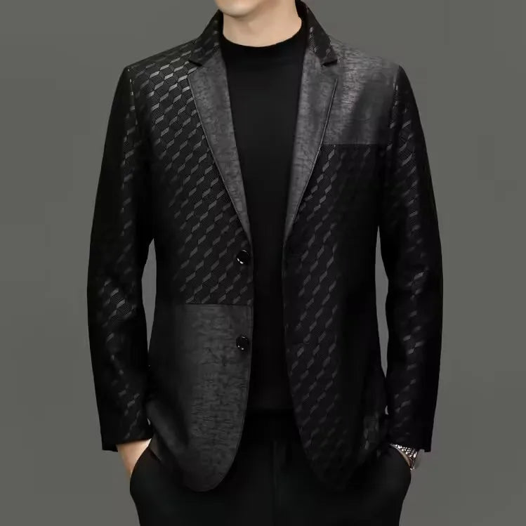 Premium Soft Sheepskin Leather Blazer