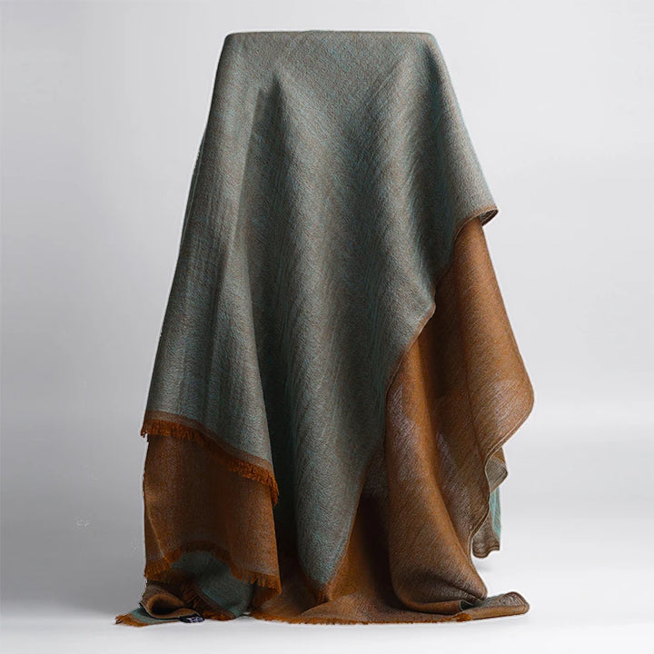 Elegant Cashmere Satin Shawl