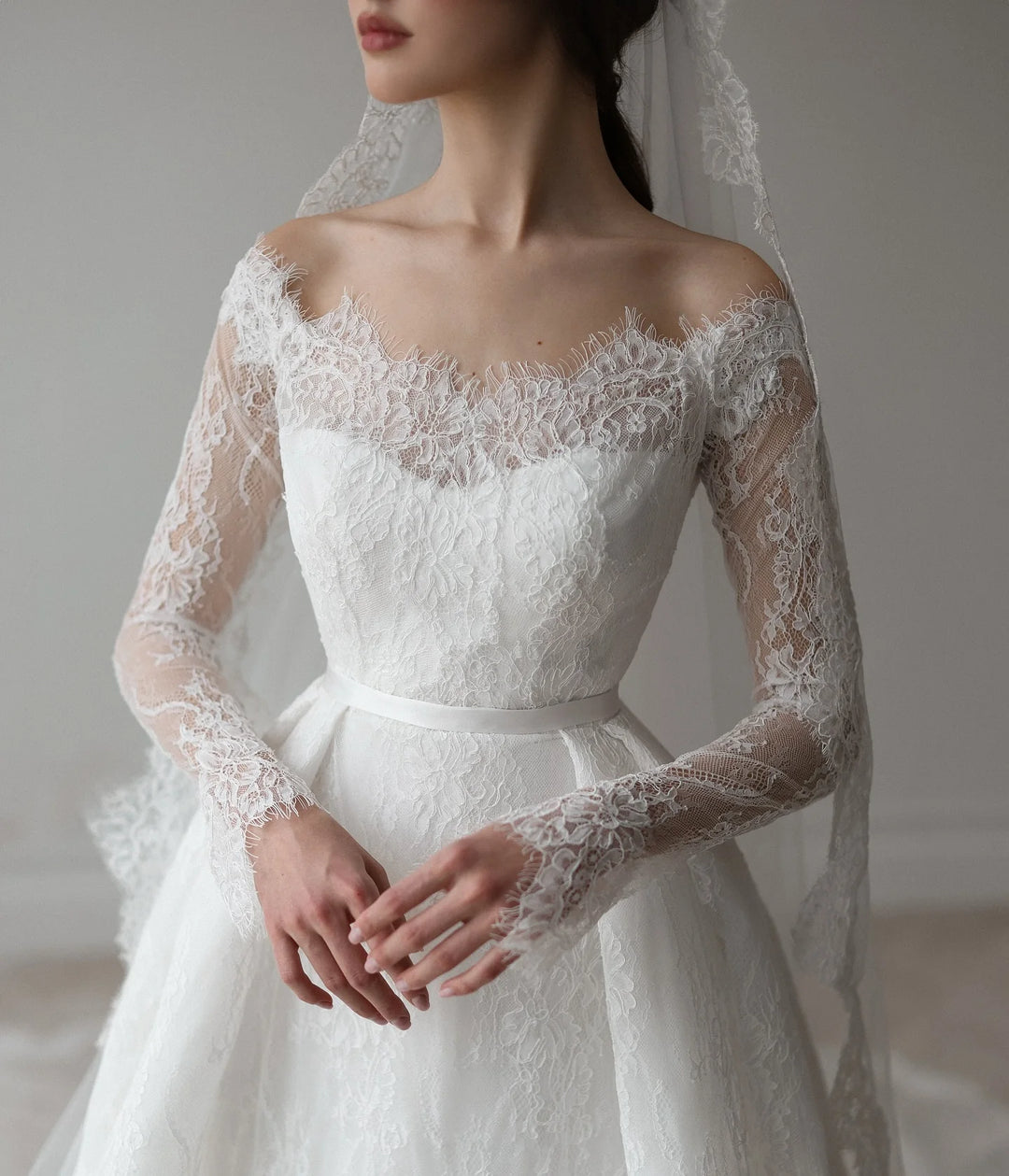 Sweet Chapel Train Bridal Gown