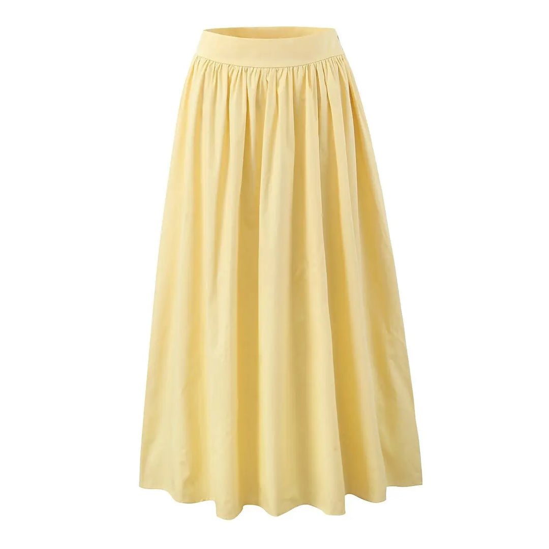 Sweet Big Swing Cotton Skirt