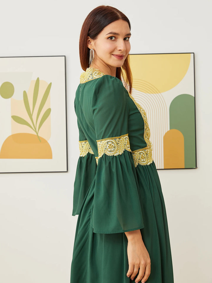 Elegant Loose Abaya Dress