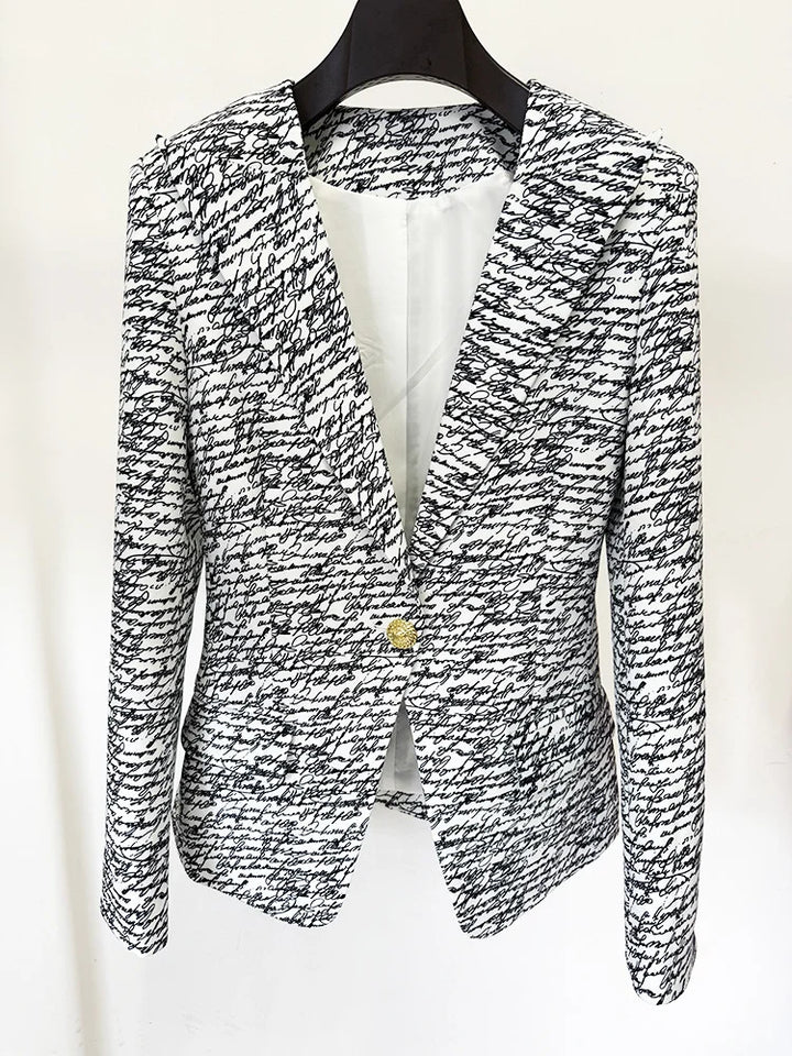 Radiant Printed Blazer Jacket