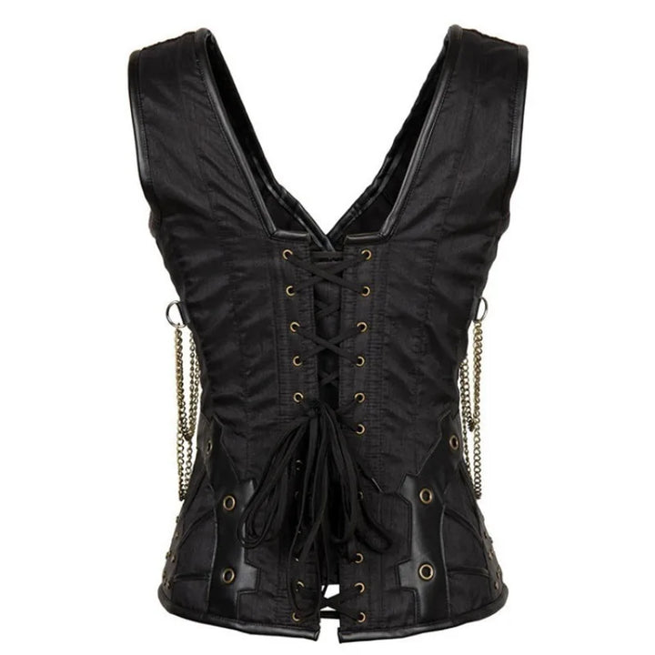 Gothic Slim Shoulder Straps Corset