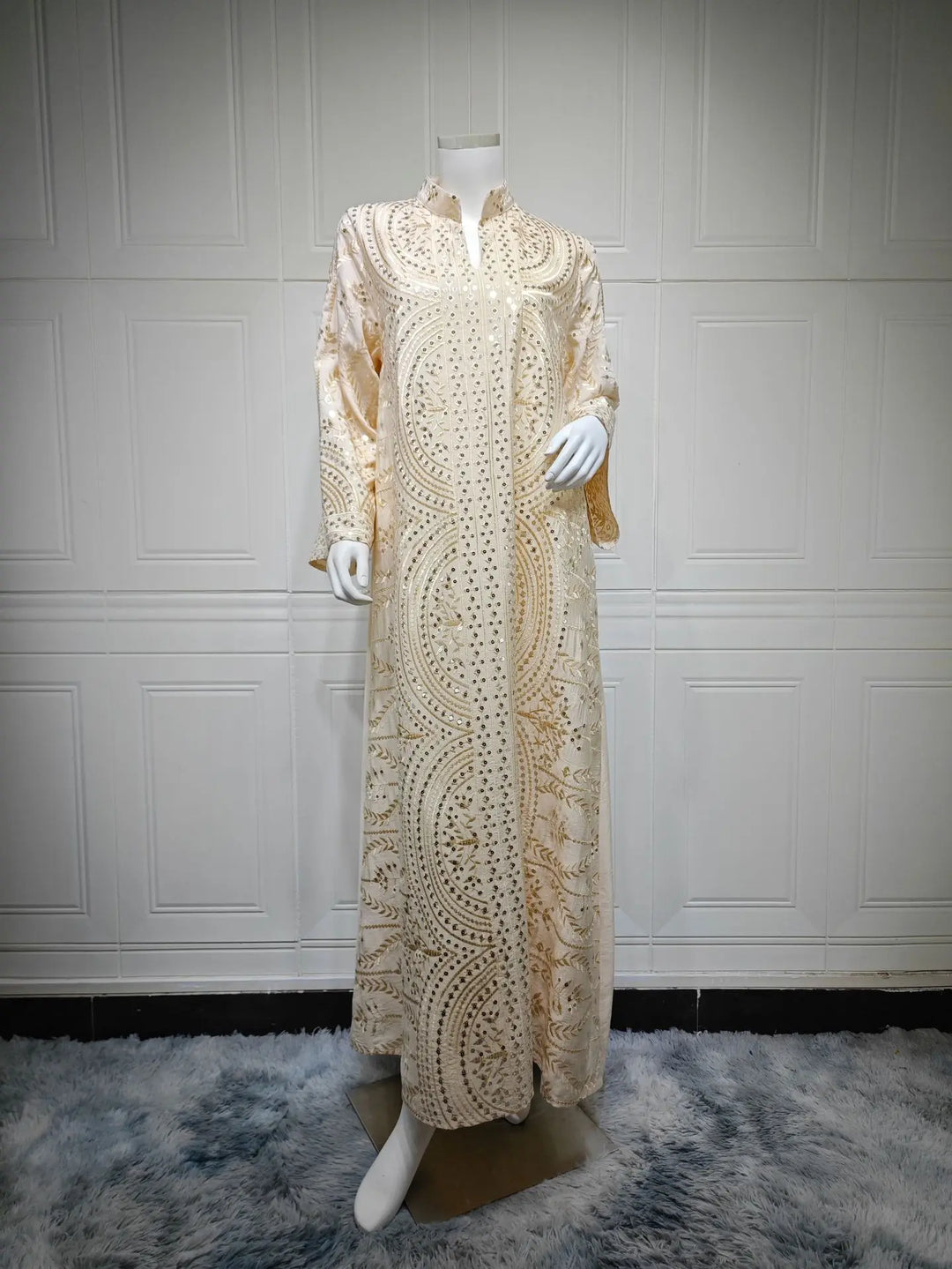 Lovely Embroidered Long Abaya Dress