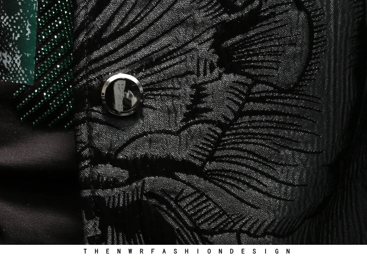 Trendy Streetwear Jacquard Jacket