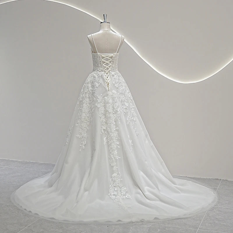 Experience The Crystal Elegance Wedding Dress