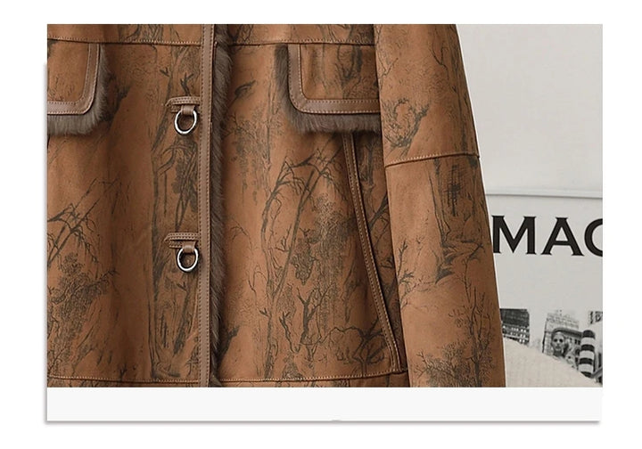 Understated Real Fur Long Coat