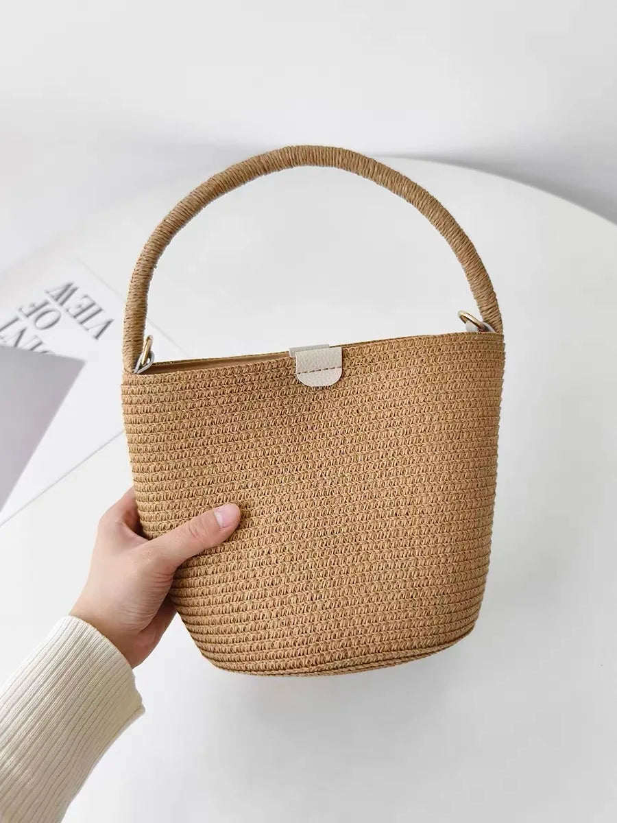 Classic Mini Paper Straw Tote Bag