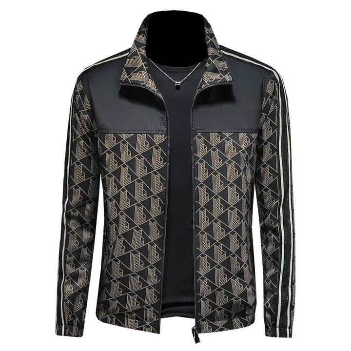 Luxury Stand Collar Slim Fit Jacket