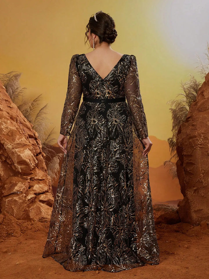 High-end Embroidered Evening Party Dress
