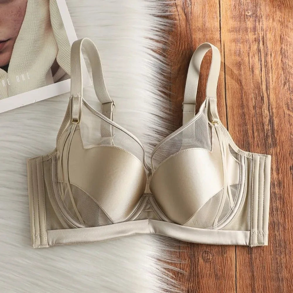 Comfortable Mesh Shrinking Chest Bra