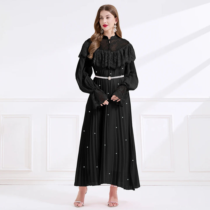 Wonderful Lace Spliced Party Dress