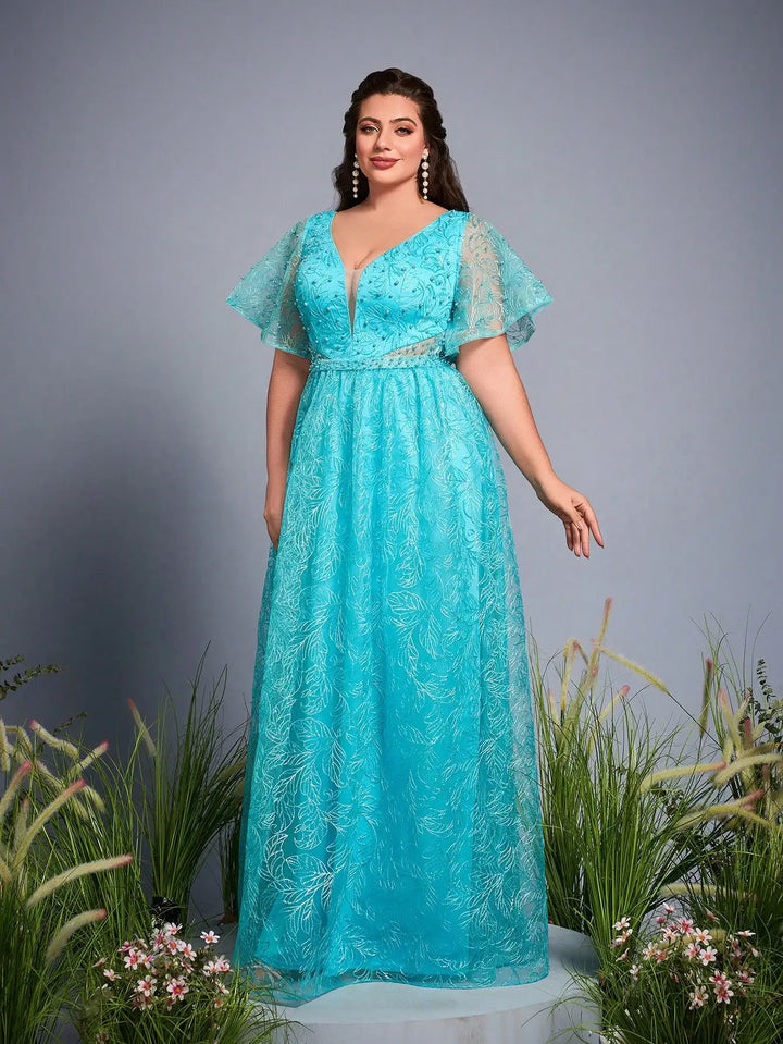 Luxury Light Flowing Floor Length Dress