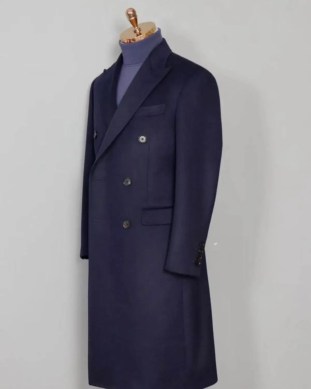 Sophisticated Thick Woolen Overcoat