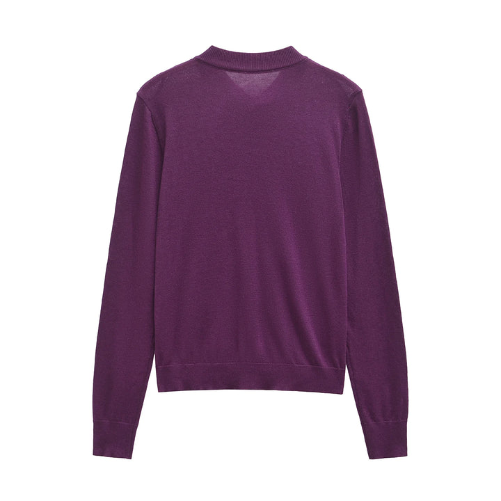 Fancy Lace-Up Casual Sweater