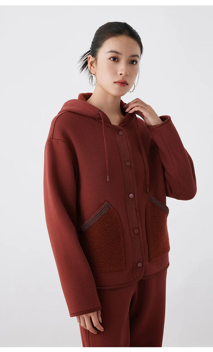 Premium Wool Blend Staple Hoodie