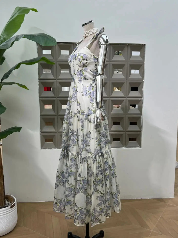 Breathtaking Square Neck Evening Dress