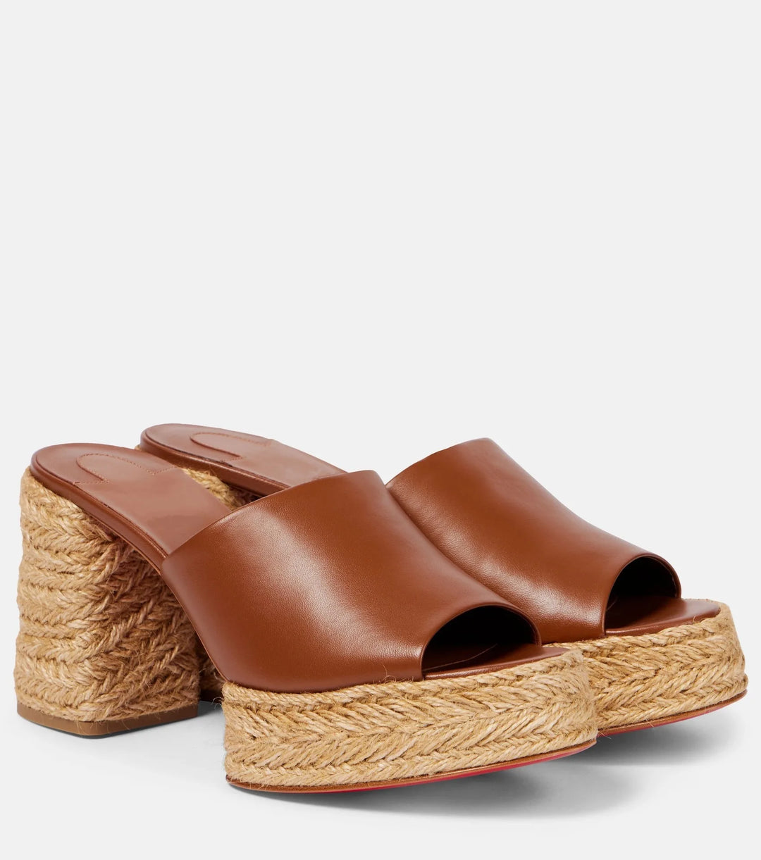 Stunning Thick Straw Bottom Sandals
