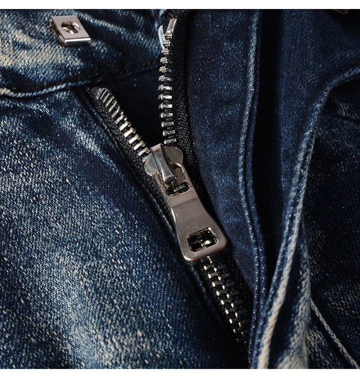 High Quality Holes Ripped Denim Jeans Pants