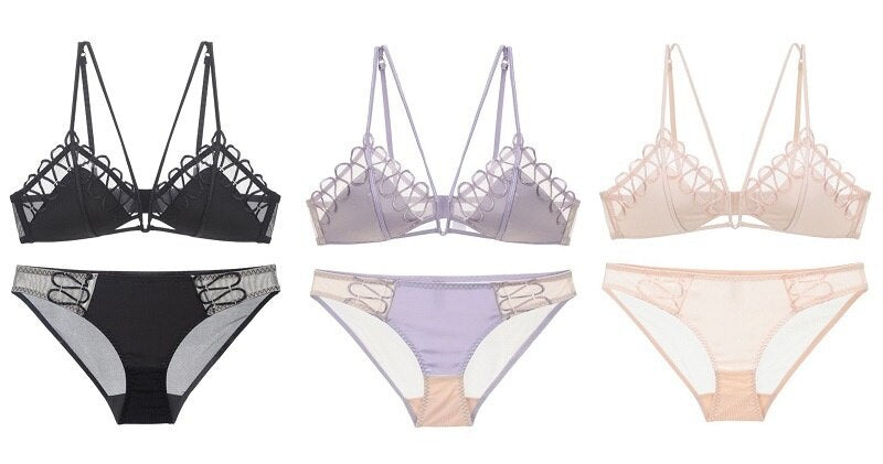Romantic Embroidered Women's Lingerie Set| All For Me Today