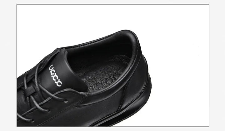 High-End Genuine Leather Fashion Sneakers