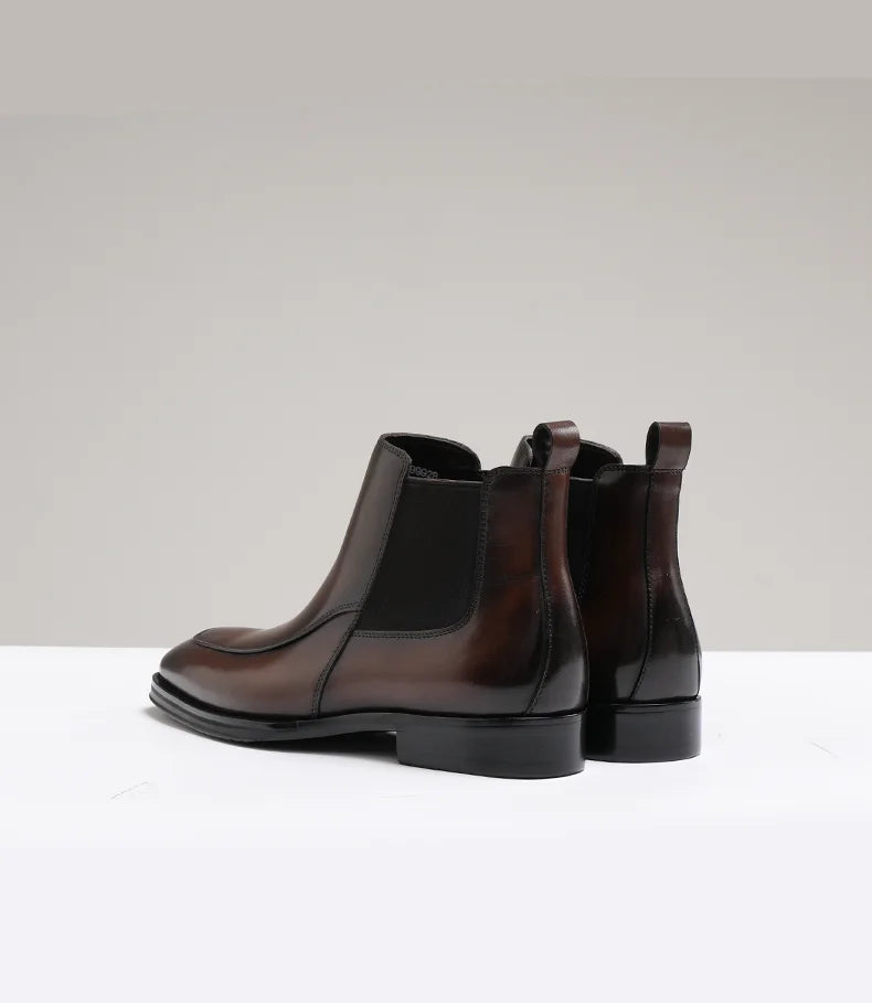 Smart High-Top British Chelsea Boots