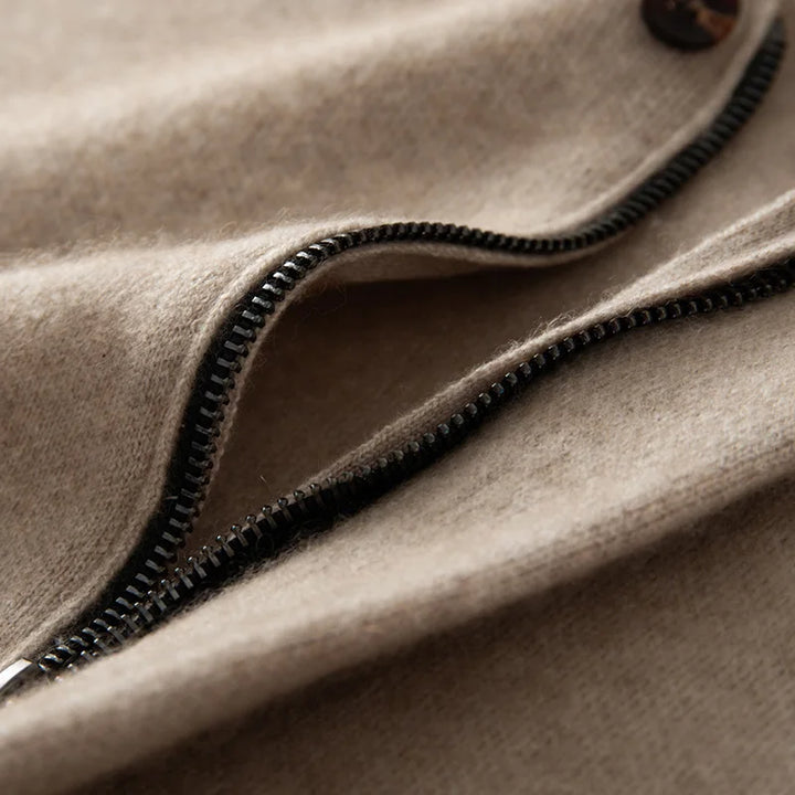 Charming Thick Cashmere Base Cardigan