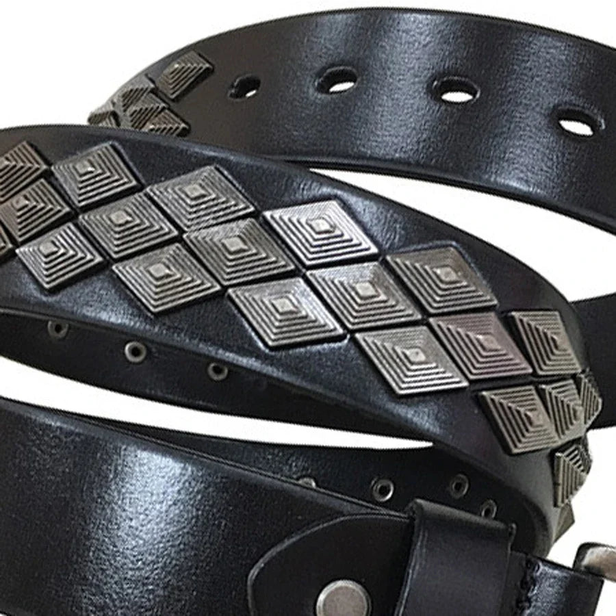 Stylish Punk Rock Leather Belt