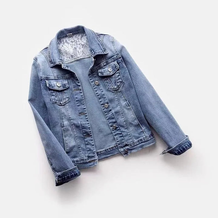Vintage Long Sleeve Autumn Denim Jacket