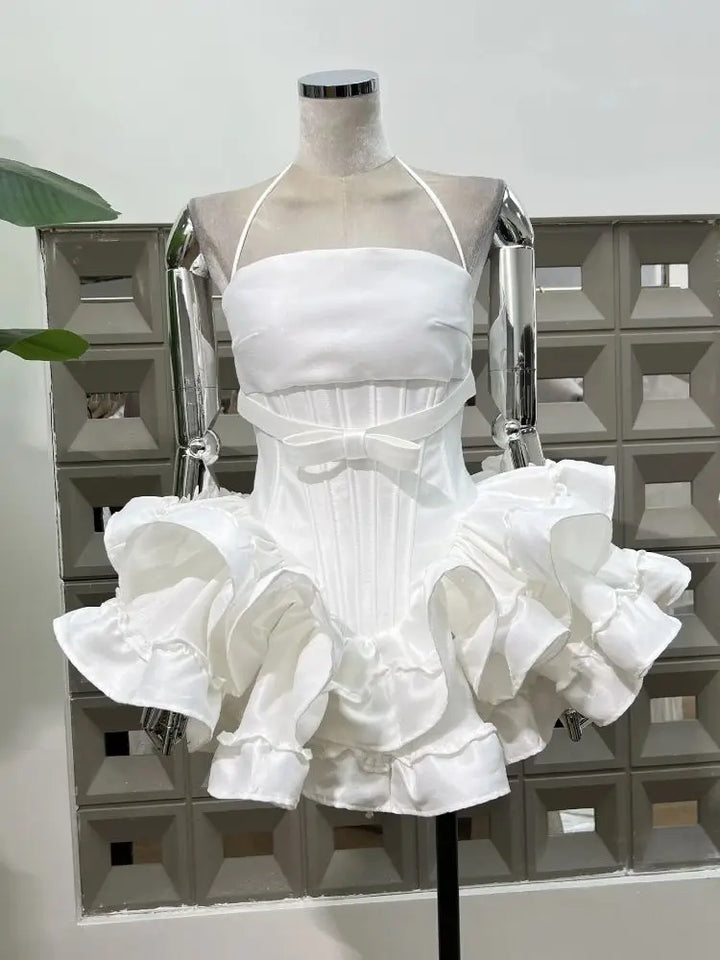 Stunning Halter Neck Mini Dress
