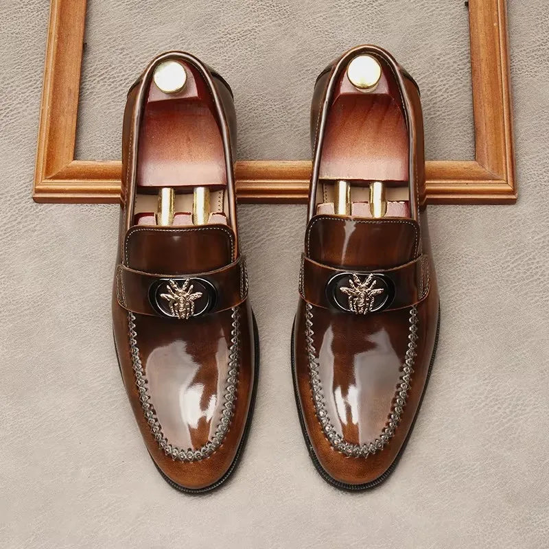 Premium Glossy Patent Dress Shoes
