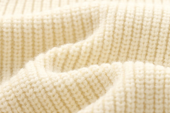 Vintage O-Neck Knitted Cardigan