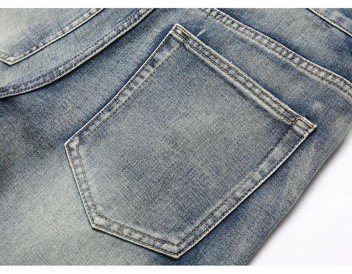 Flared Embroidery Bootcut Jeans Pants