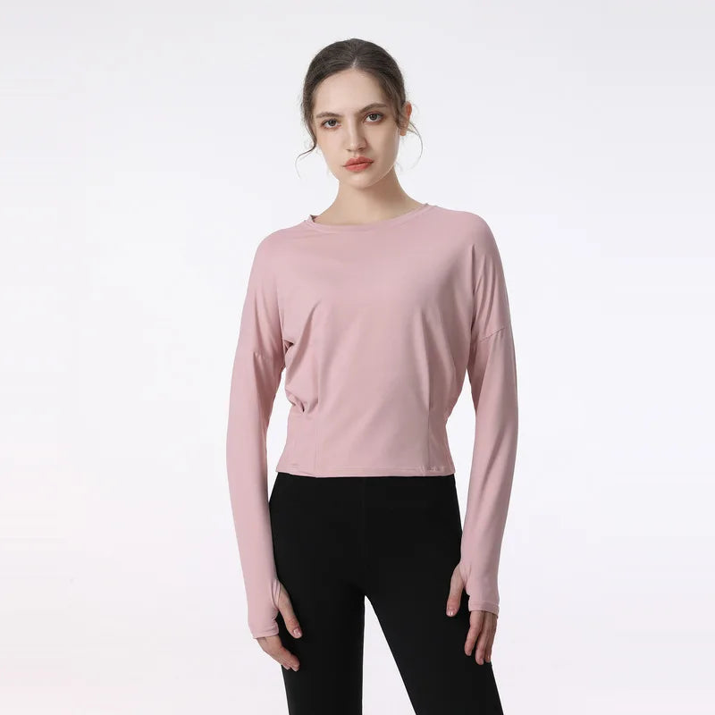 Loose Fit Long Sleeve Yoga Top