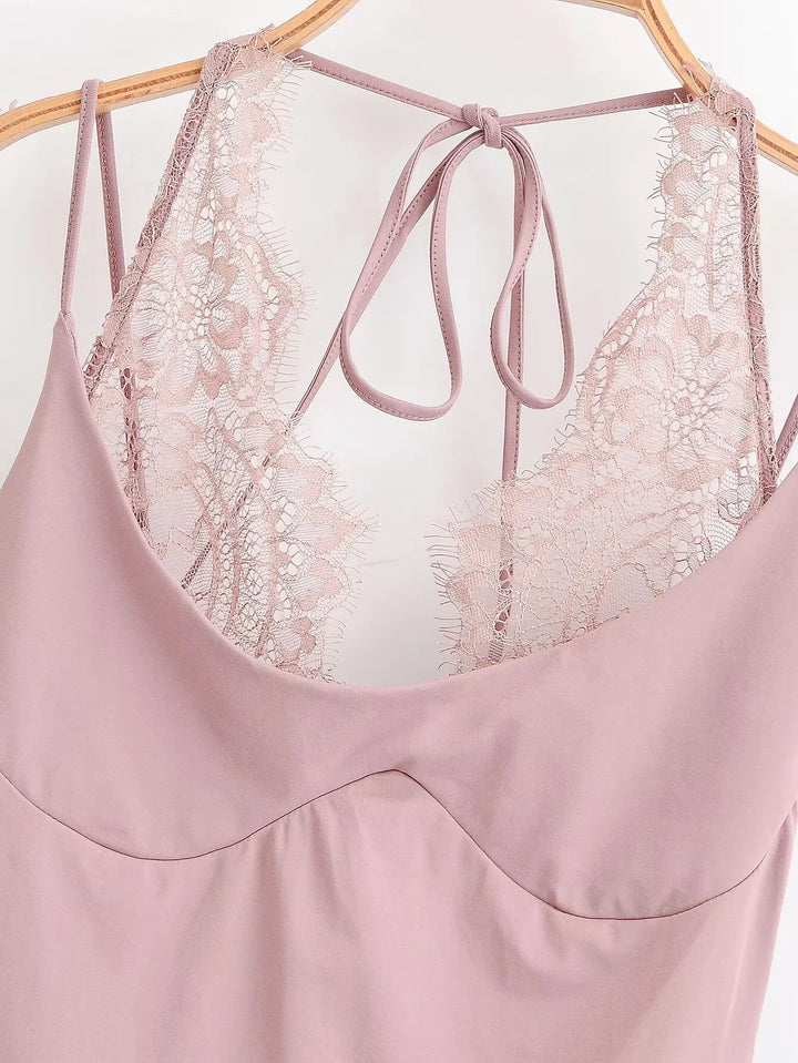Classic O-Neck Thin Straps Top