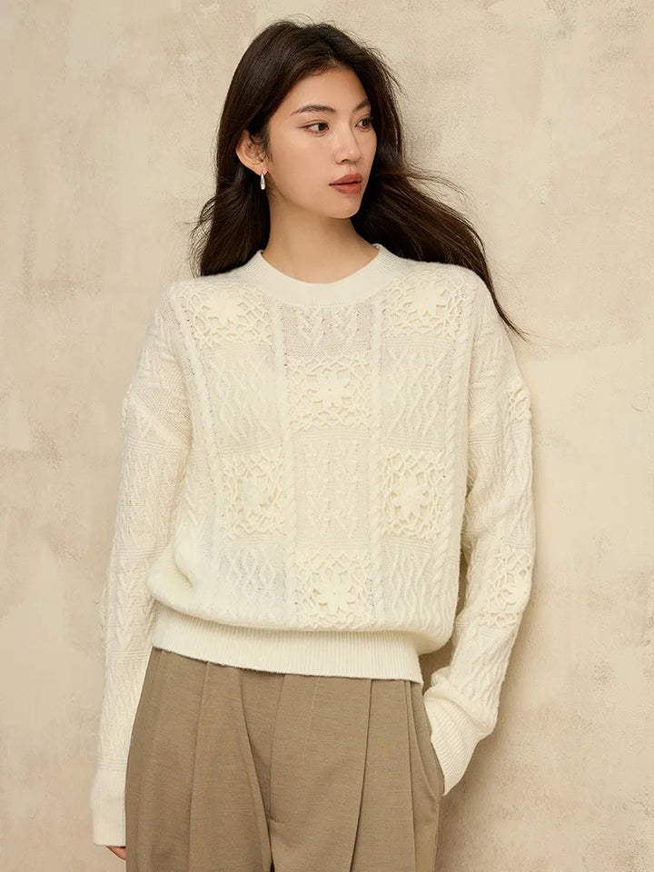 Trendy Sheep Wool Pullover Sweater