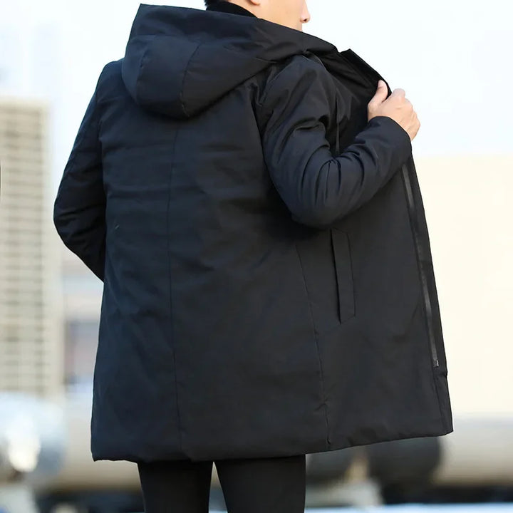 Stylish Thicken Long Hooded Coat