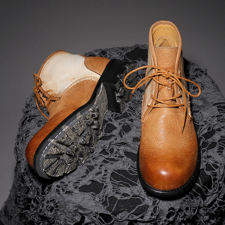 Canvas Crafted Goodyear-Welted Boots