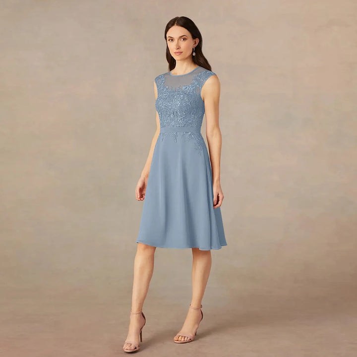 Modern Knee-Length Mother Of Bride Dress