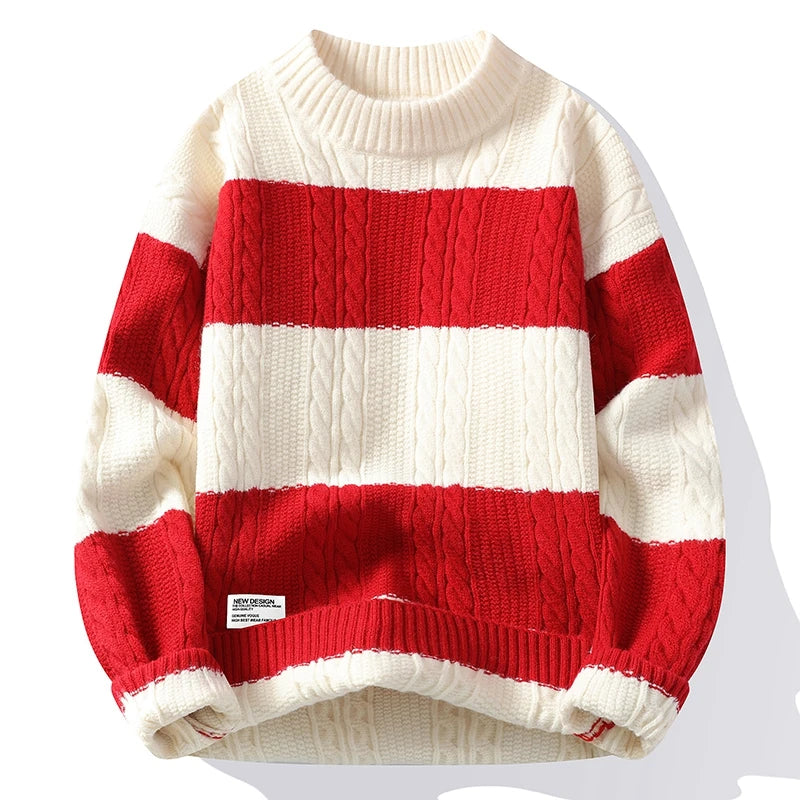 High-End Long Sleeve Pullover Sweater