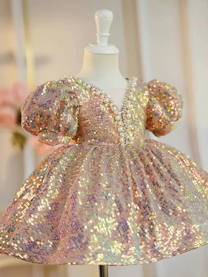 High-End Sequined Princess Ball Gown