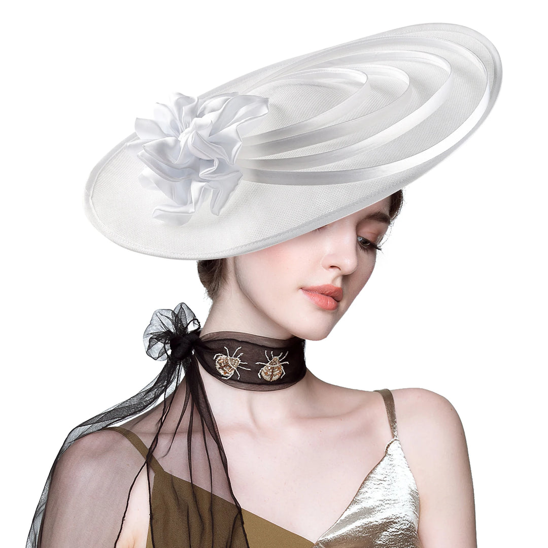 Unique Derby Sinamay Hat