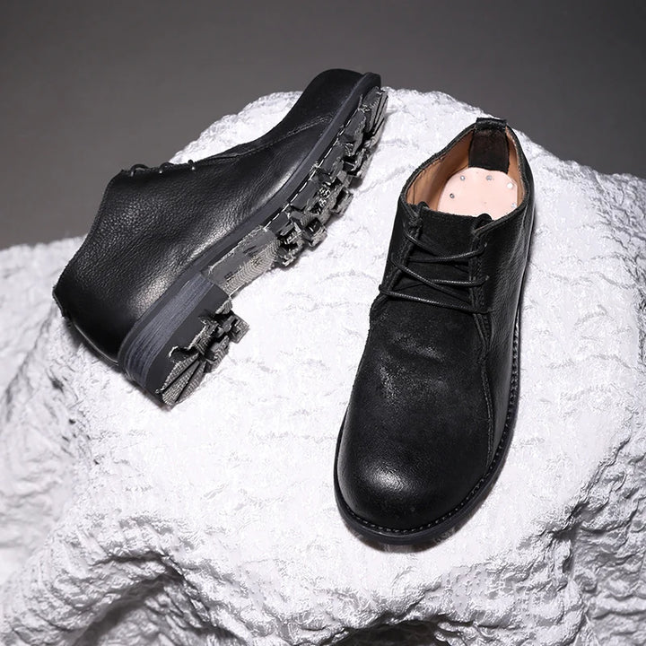 Exquisite Natural Calf Leather Outdoor Boots